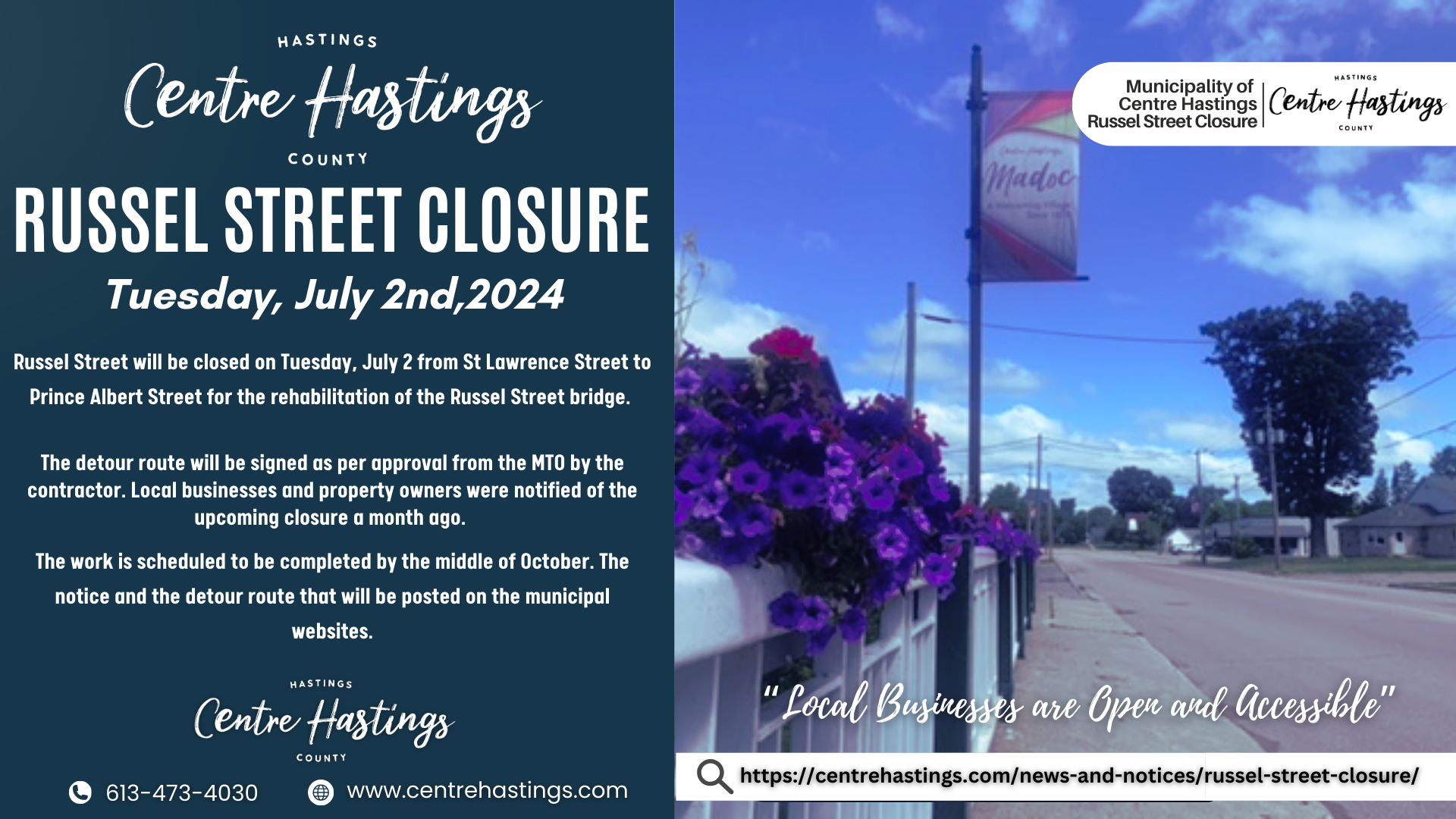  Russel Street Closure