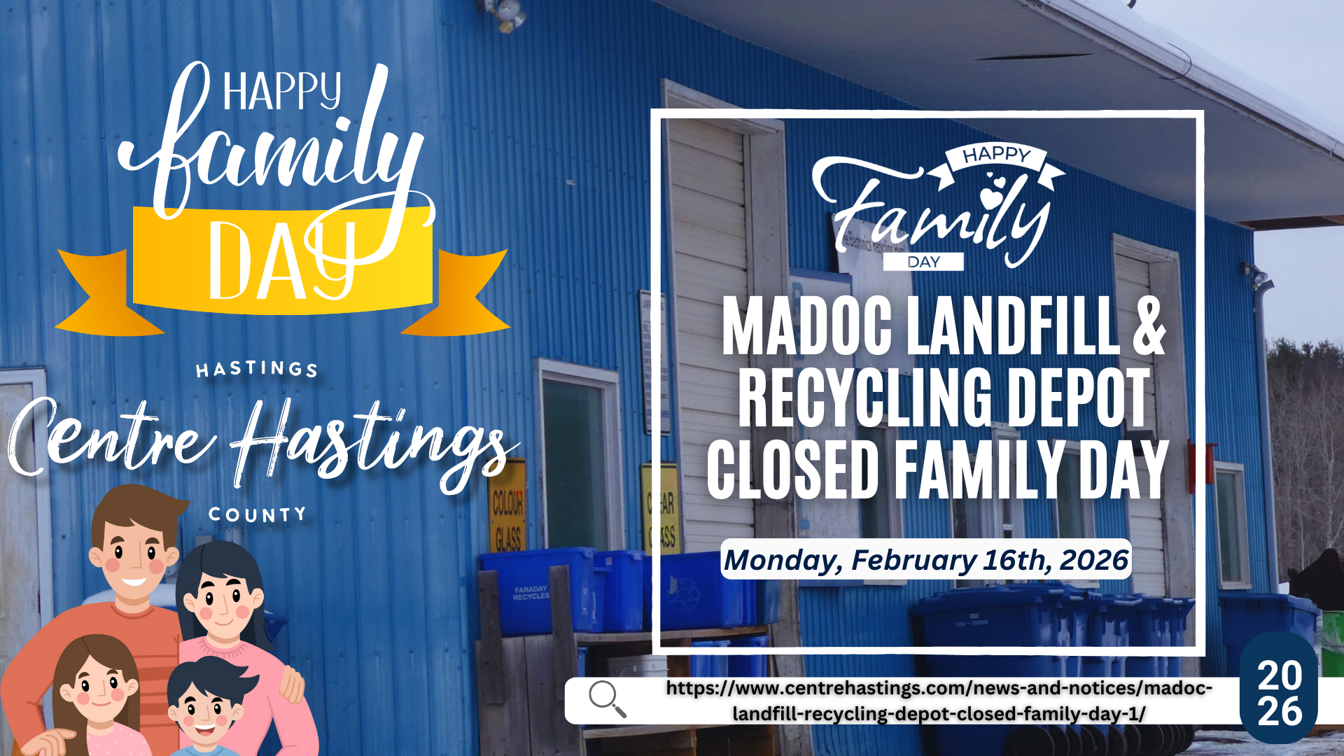 Madoc Landfill & Recycling Depot Closed Family Day 