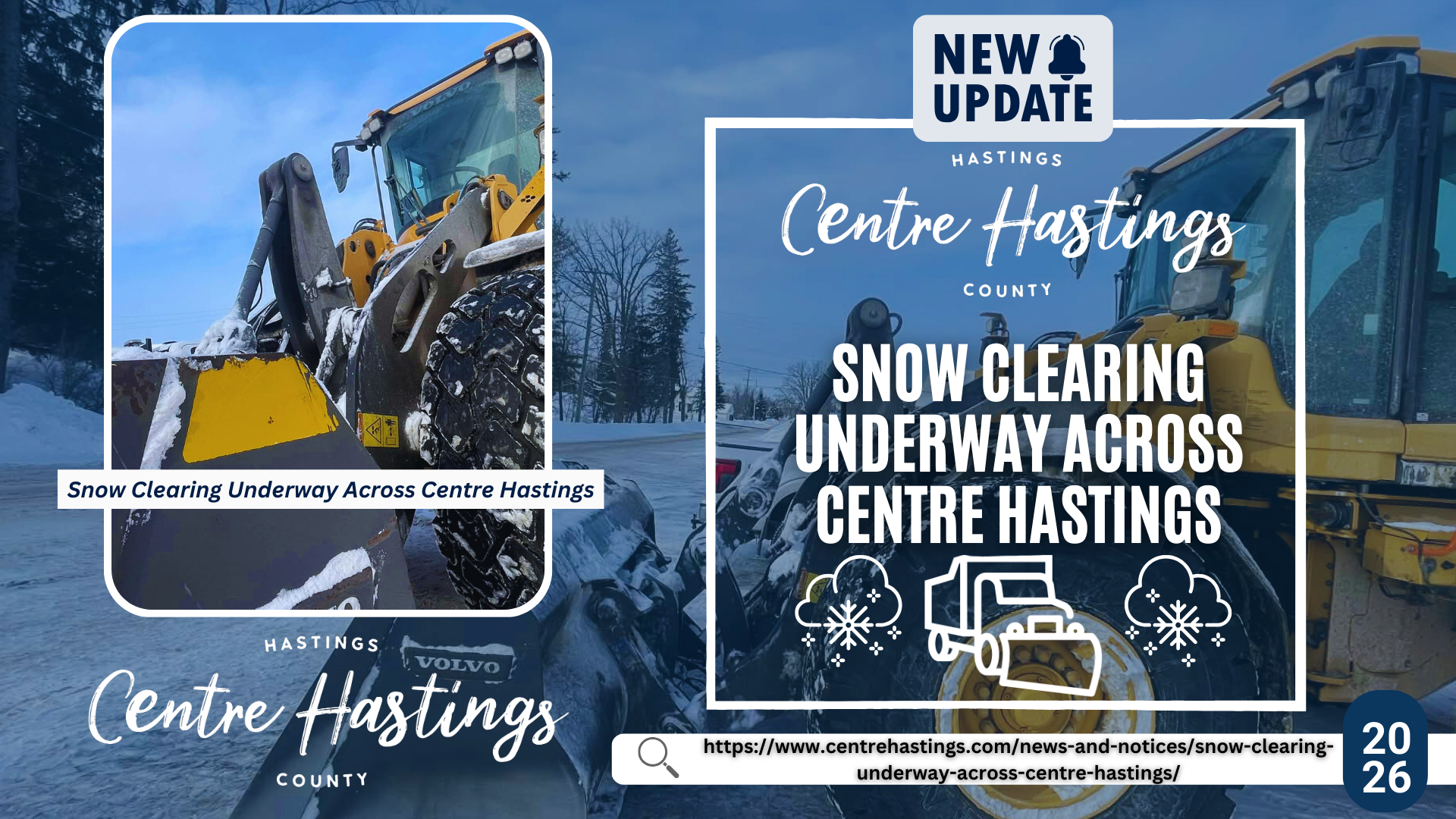 Snow Clearing Underway Across Centre Hastings