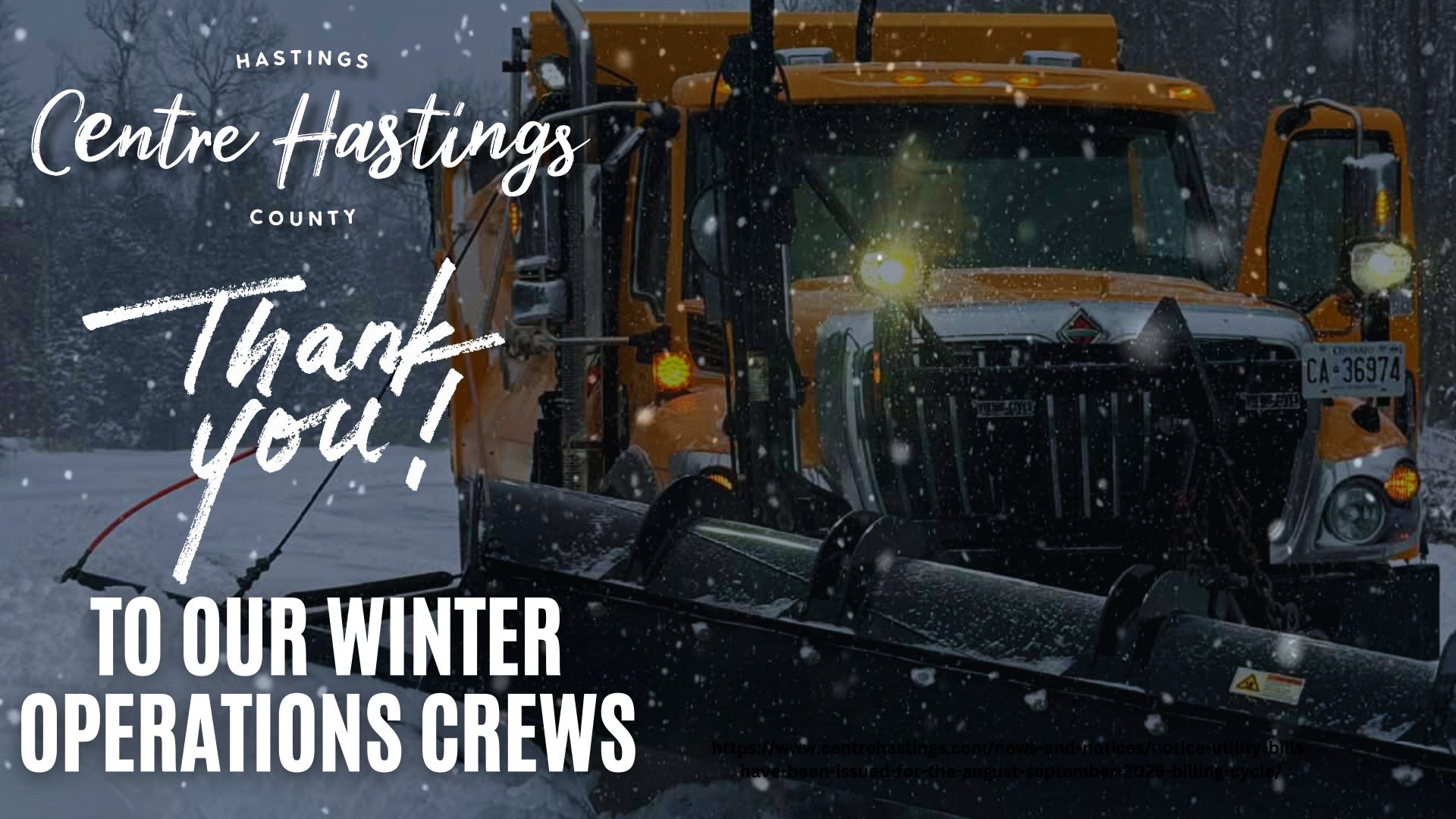 Tackling Winter Storms: Thank You to The Winter Operations Crew