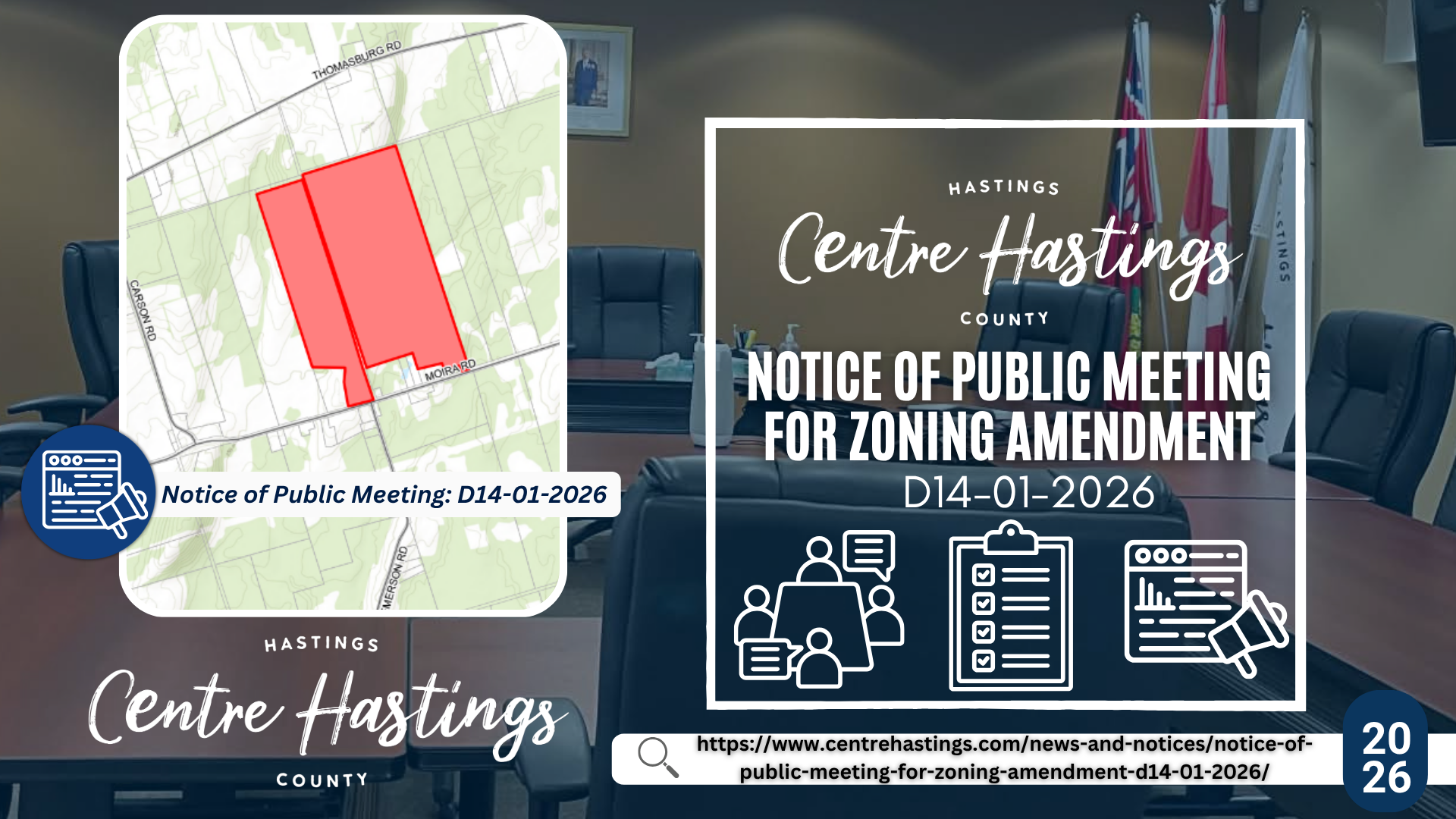 Notice of Public Meeting for Zoning Amendment:D14-01-2026