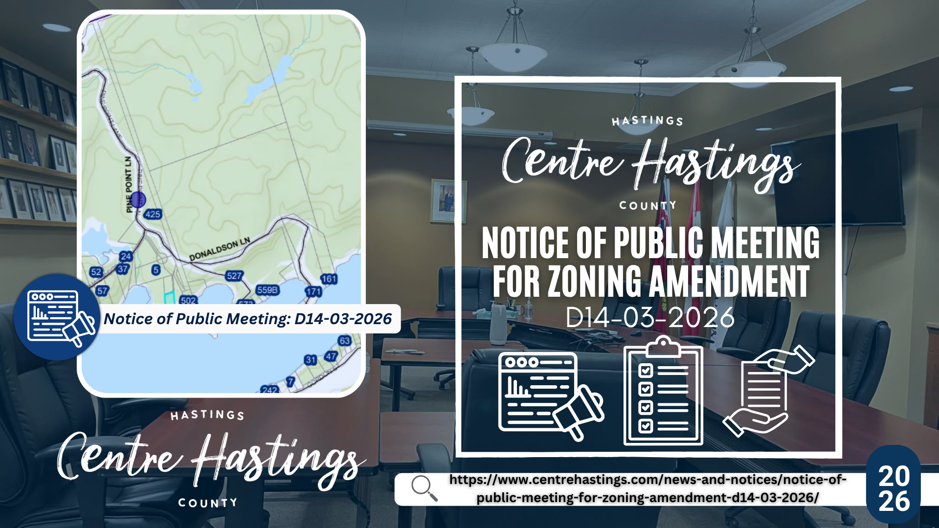 Notice of Public Meeting for Zoning Amendment:D14-03-2026 